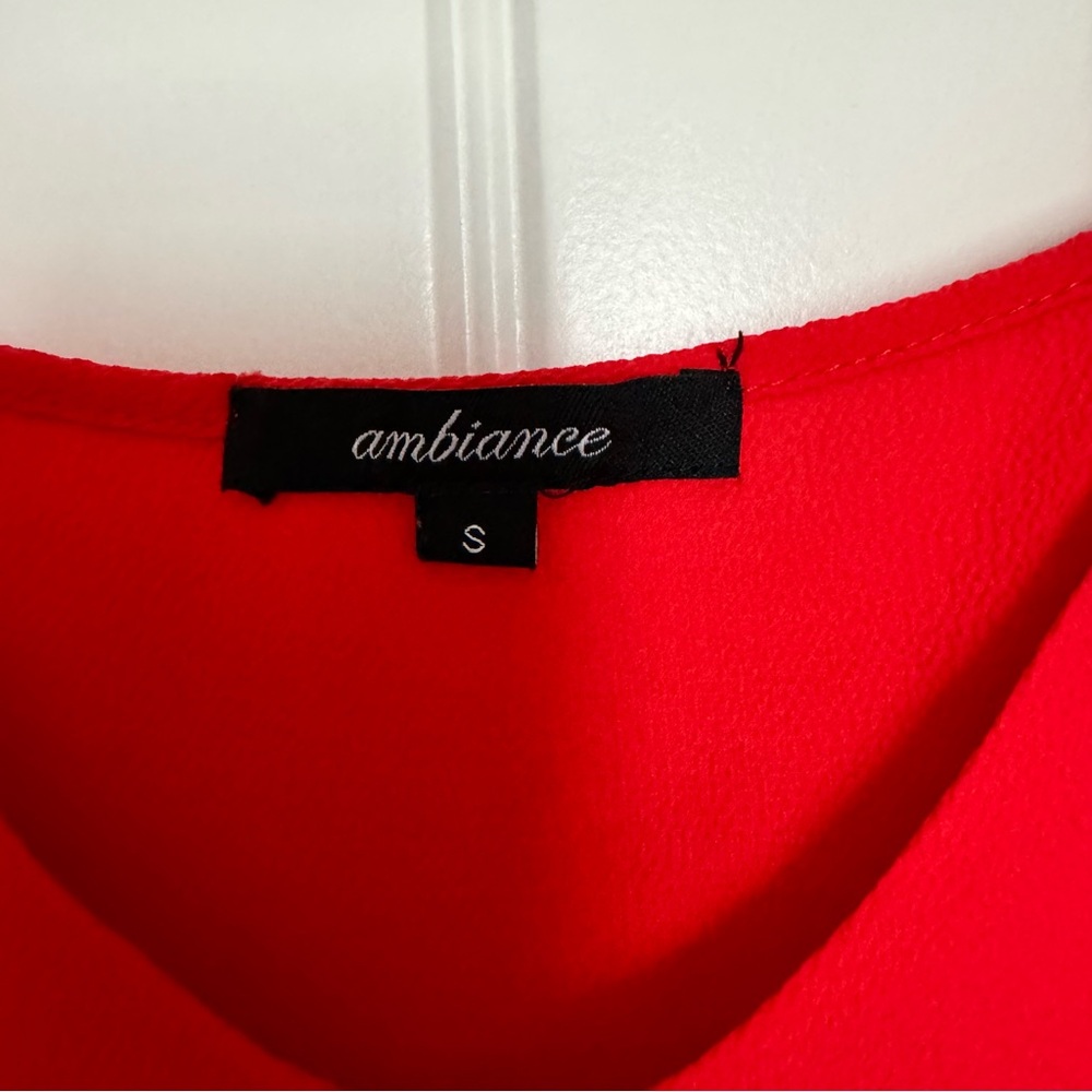 4 Small Polyester Spegetti String Blouses - image 5